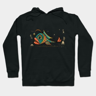 Tribal fish Hoodie